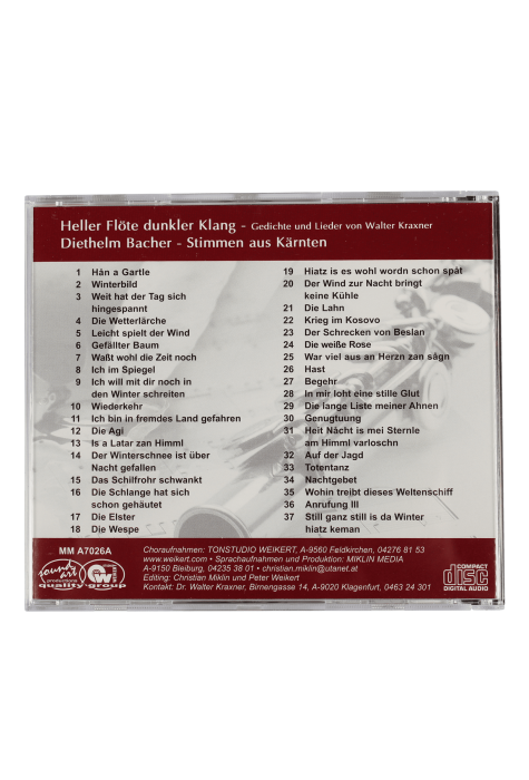 CD "Heller Flöte dunkler Klang"